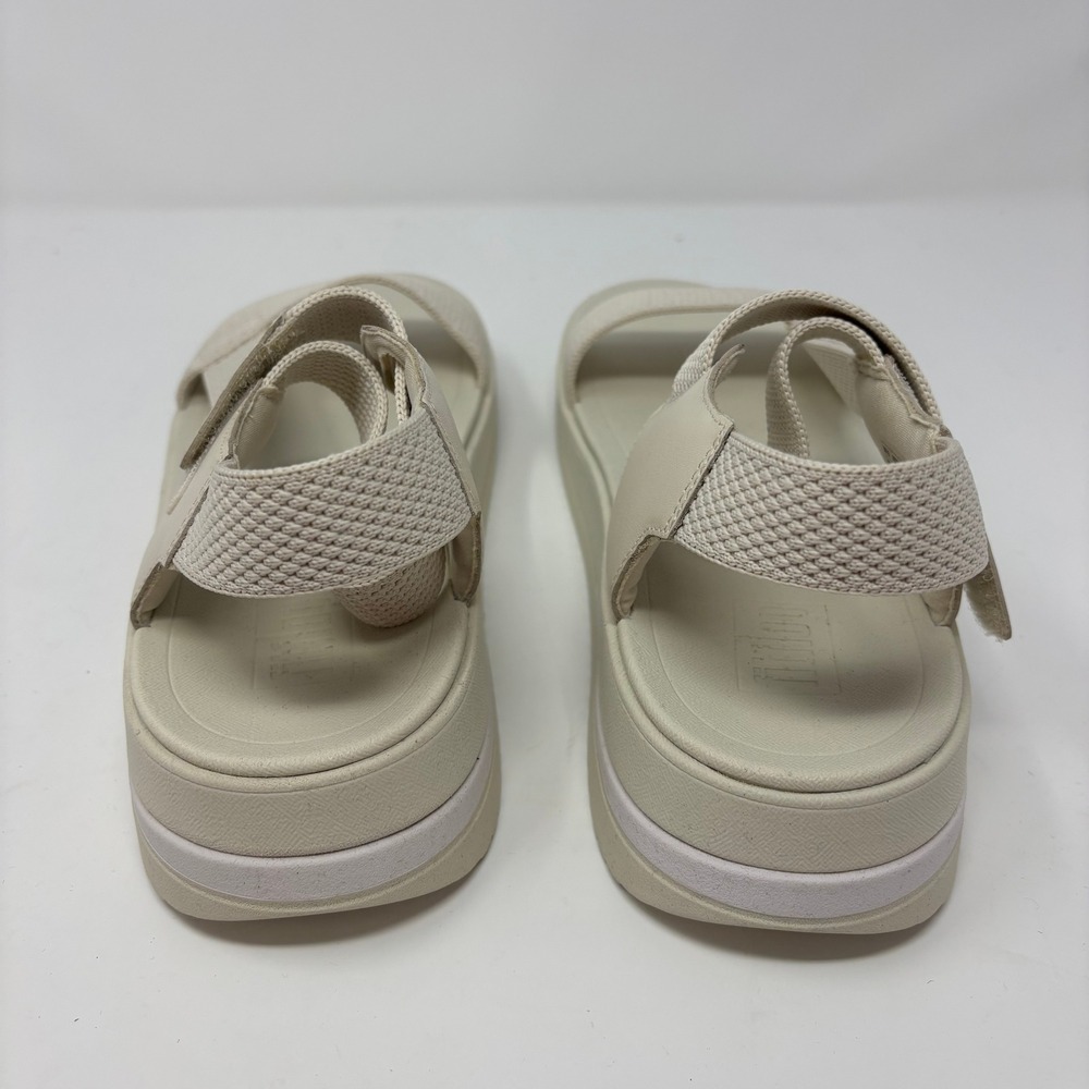 Women's FitFlop Size 8, Surff Art-Webbing Back-Strap Leather Detail Sandal - Picture 5 of 6